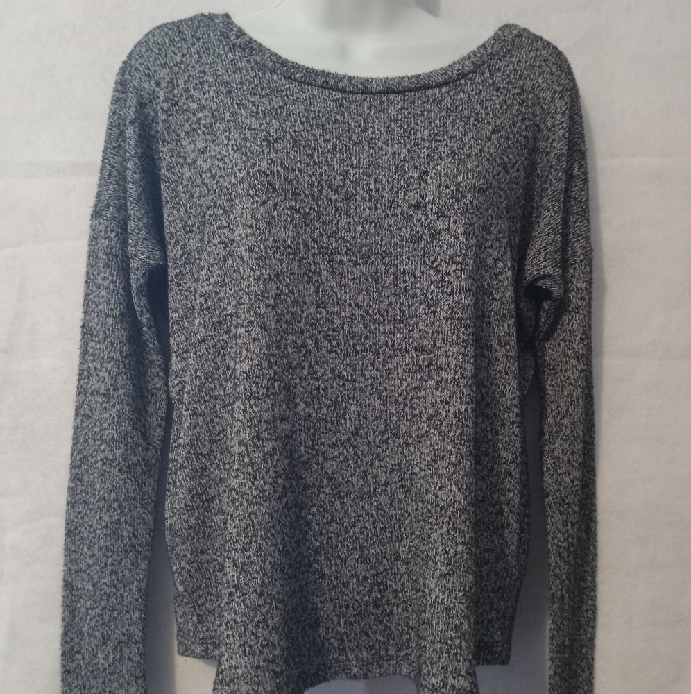 Forever 21 heathered grey lightweight batwing sweater